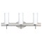 Besa Lighting Copa 3 Vanity, Opal Matte, Satin Nickel Finish, 3x5W LED 3SW-440307-LED-SN - alternate 1